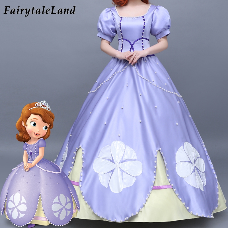 Disney Princess Sofia Princess Hildegard Cosplay Costume
