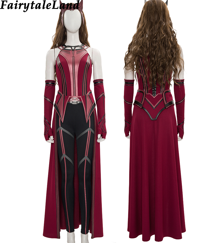 WandaVision Scarlet Witch Wanda Cosplay Costume